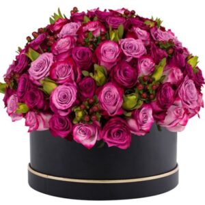 Box of Purple Roses