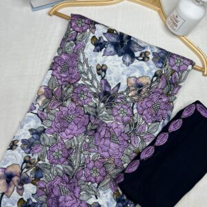 Floral Embroidered Lawn Suit