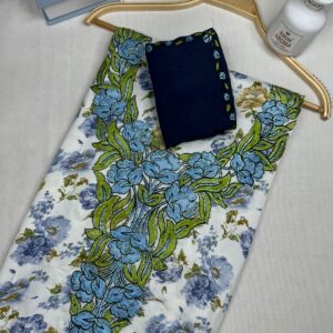 Floral Embroidered Lawn Suit