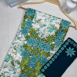 Floral Embroidered Lawn Suit